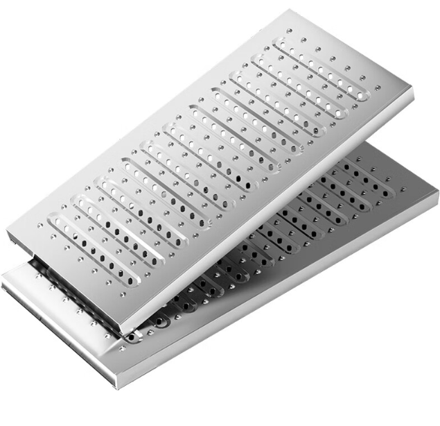 灵台不锈钢沟盖板展示